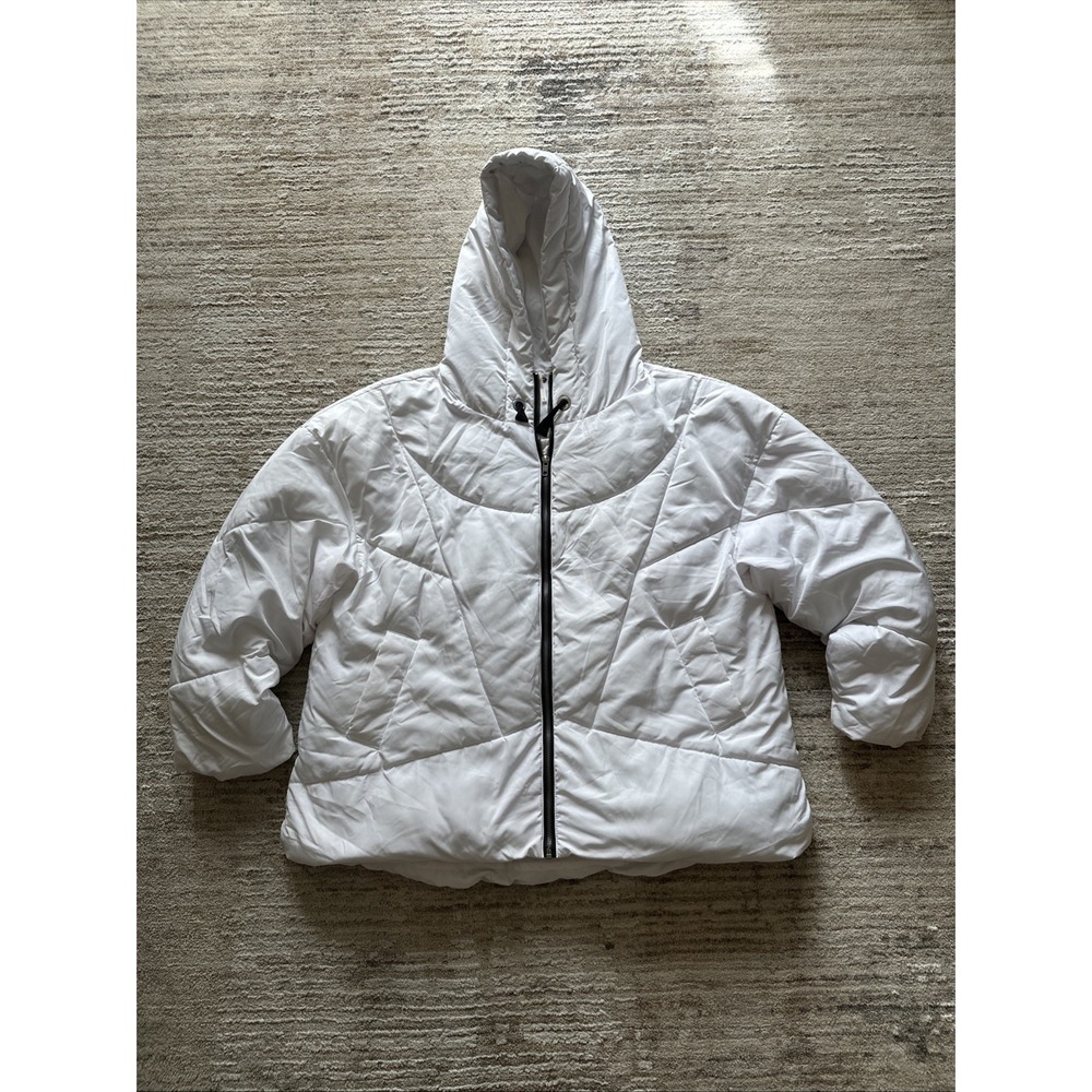 Free People Women Hailey Puffer Jacket Oversized Hooded Lightweight Sz XS(TP)